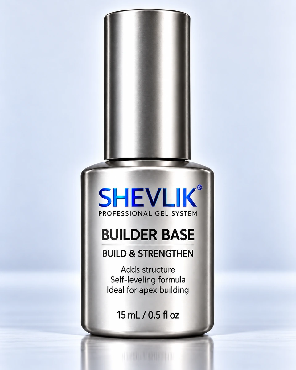 SHEVLIK Builder Base - front of the 15 mL bottle